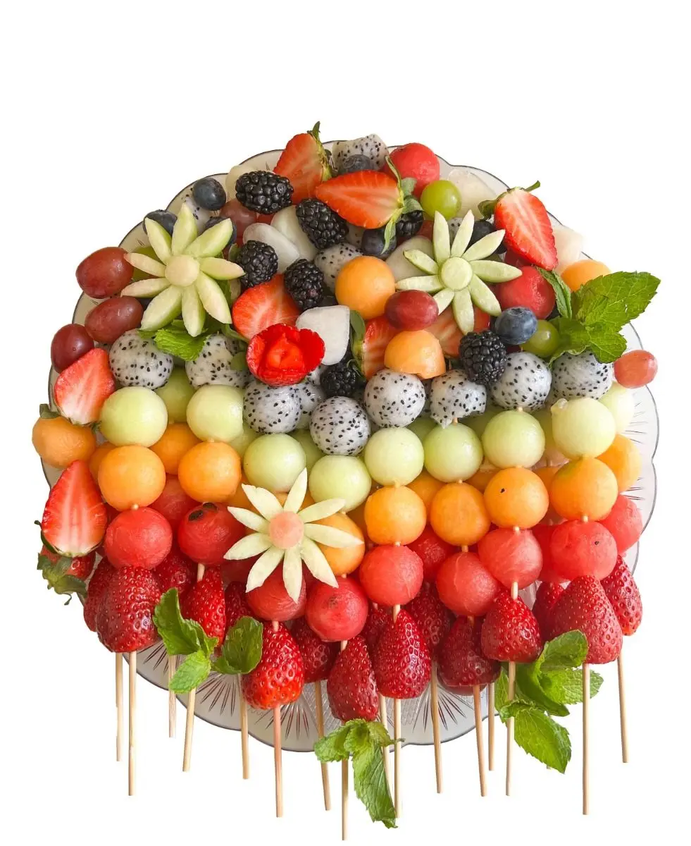 Fruit Platter With 15 Skewers